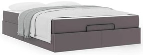 Estrutura de cama com colchão Outros Cinzeto 140 x 200 cm