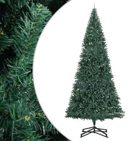 Árvore de Natal artificial com suporte 500 cm PVC verde