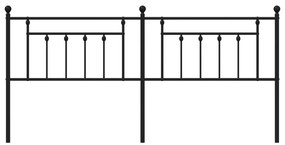 Cabeceira de cama 200 cm metal preto