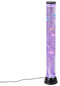 Tubo de Bolhas Preto 90cm incl. LED RGB - Zoop