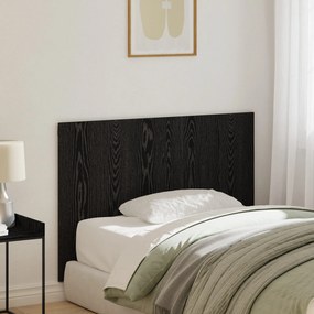 Cabeceira de Cama vidaXL Carvalho Preto 120x1,5x80 cm Madeira Engineer