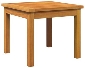 Conjunto Bistro de 2 Peças com Almofadas em Madeira de Acácia