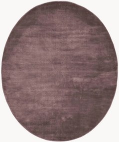 Tapete oval em viscose artesanal Momento