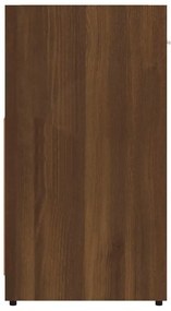 Armário WC 60x33x60 cm derivados de madeira carvalho castanho