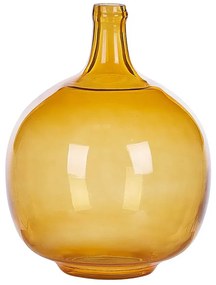 Vaso de vidro cor-de-laranja 34 cm GOSHT Beliani