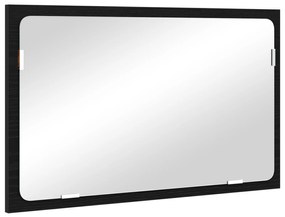 Conjunto de Móveis para Casa de Banho 2 Peças Carvalho Preto Madeira E