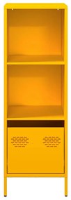 Móvel alto 35x39x103,5 cm aço amarelo mostarda
