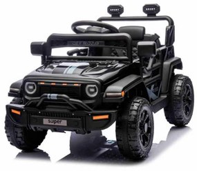 Jipe elétrico para crianças OFFROAD NEW, bateria de lítio, chassis alto, banco largo, suspensão nas rodas traseiras, controlo remoto de 2,4 GHz, leito