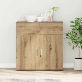 vidaXL Buffet carvalho artisiano 79 x 38 x 80 cm Madeira processada