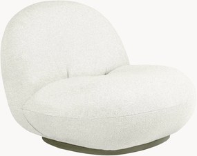 Cadeira giratória em bouclé para jardim Pacha