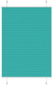 vidaXL Gasolina verde Plissada Cega 100x150 cm Largura Tecido 99,4 cm