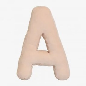 Almofada De Veludo Infantil Warta Rosa Marshmallow - Sklum