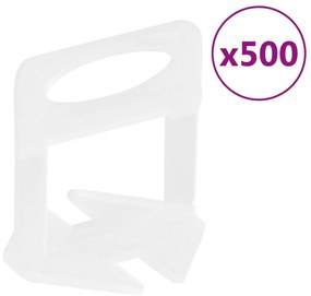 Sistema nivelação de ladrilhos 250 cunhas 500 niveladores 1,5mm