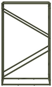 Suporte para lenha aço laminado a frio verde azeitona