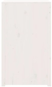Armário de cozinha p/ exterior 55x55x92 cm pinho maciço branco