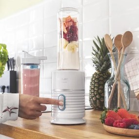 Liquidificador de smoothies com copo portátil Power Titanium 500 EasyGo , 4 lâminas com revestimento de titânio preto e 500 W