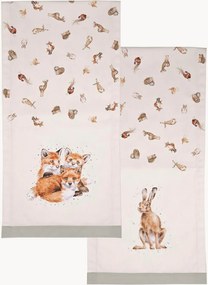 Corredor de mesa em algodão Woodland