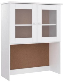 Aparador alto ALTA 77x35x165 cm madeira de pinho maciça branco