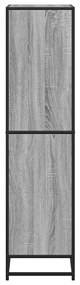 Estante 60x35x139 cm derivados de madeira cinzento sonoma