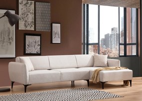 Sofá de Canto Belissimo – Off White – 270 x 140 cm
