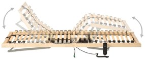Estrado de ripas elétrico com 28 ripas 7 zonas 90x200 cm