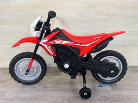 Mota elétrica 12V  para crianças 3 a 6 anos Honda CRF250L Vermelha