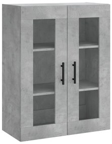 Armário alto 69,5x34x180 cm derivados de madeira cinza cimento