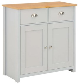 vidaXL Aparador 79x35x81 cm cinzento