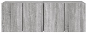 Móveis de parede para TV 2 pcs 60x30x41 cm cinzento sonoma