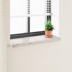 vidaXL Soleira de Janela Texto de Mármore -enure 100 x 35 x 4,5 cm PVC