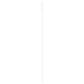Porta Deslizante vidaXL com Conjunto de Ferragens Branca 78x232 cm Mad