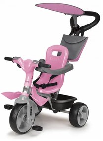 Triciclo Feber Baby Plus Music Cor de Rosa