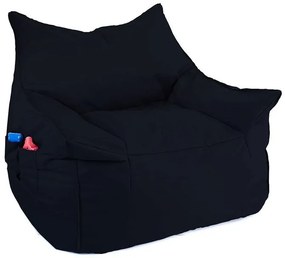 Pouf Cinema – Preto – 90x80x55 cm | Tribo Home
