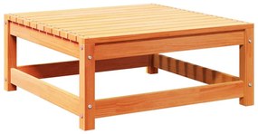 7pcs conj. sofás jardim c/ almofadões pinho maciço castanho mel