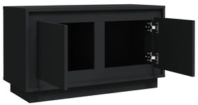 Móvel de TV 80x35x45 cm derivados de madeira preto
