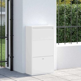 Caixa de Entrega Branca 44x22x82 cm Aço