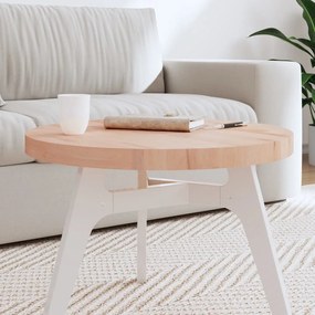 355923 vidaXL Tampo de mesa redondo Ø60x4 cm madeira de faia maciça