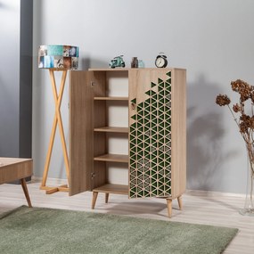 Armário Multiuso Multibox – Carvalho Sonoma – 80x127x36 cm