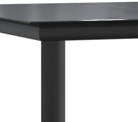 9 pcs conjunto de jantar p/ jardim com almofadões vime PE bege