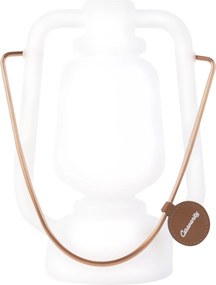 Candeeiro de mesa branco efeito chama 22 cm - Storm Mini