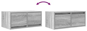 Móveis TV 2 pcs 60x31x25,5 cm derivados madeira cinzento sonoma