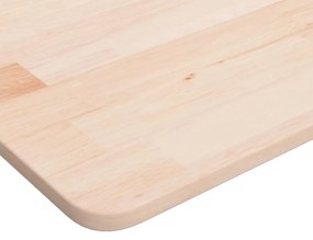 Bancada p/ casa de banho 60x40x1,5 madeira maciça não tratada