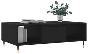 Mesa de centro 104x60x35 cm derivados de madeira preto