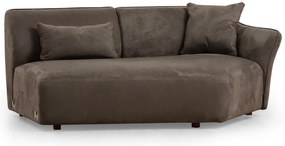 Sofá de Canto Mentis – Castanho – 360x108x79 cm