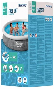 Conjunto de piscina redonda 366x76 cm
