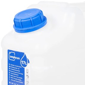 Recipiente de água com torneira transparente 15 L plástico