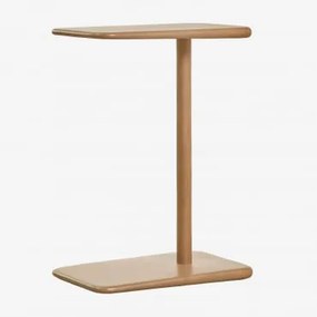 Pack De 2 Mesas De Cabeceira Retangulares 40x25 Cm Em Madeira Tinsley Madeira De Manga - Sklum