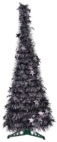 árvore de Natal Cinzento Enfeite Cintilante (37 X 37 X 105 cm)