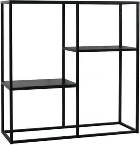 Estante 80x80 Cm Em Aço Thura Negro-de-fumo - Sklum