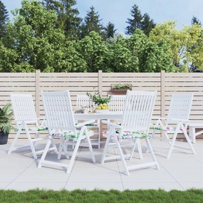 vidaXL Almofadões p/ cadeira 6pcs 40x40x4 cm tecido multicor